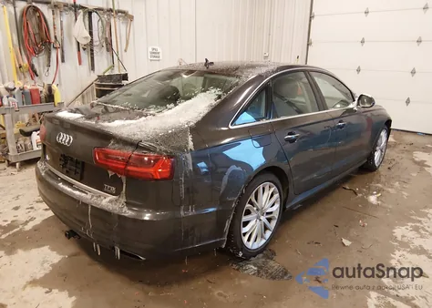 2016 Audi A6 3.0T Premium Plus из США, поврежденный, VIN WAUHGAFC0GN146656